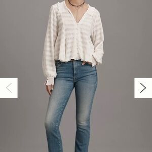 NWT Mother Mid Rise Hiker Hover - SZ 28 - Penny For Your Thoughts